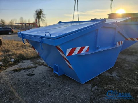 Absetzmulde 7 m³ mit Deckeln DIN 30720